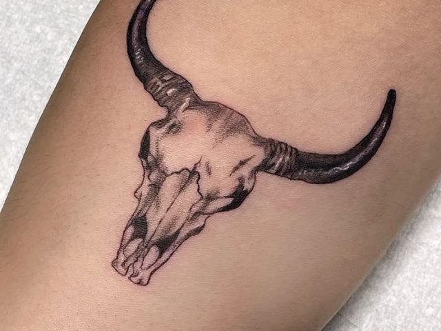 Bull tattoo