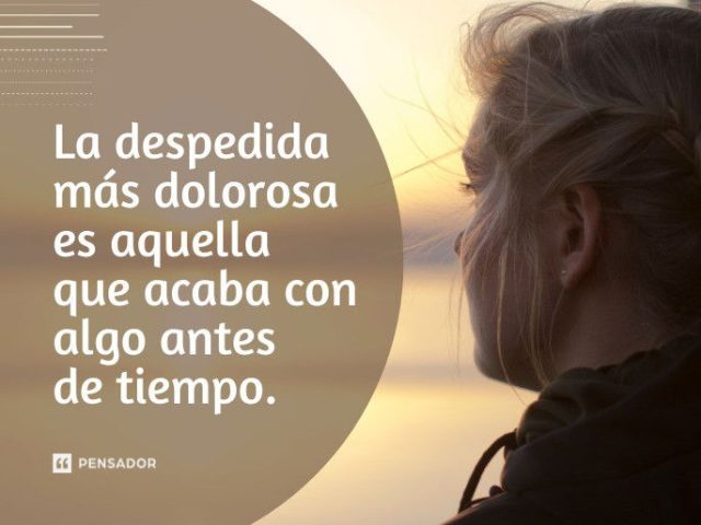 Mas que una despedida